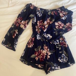 Kendall and Kylie Collection Floral Romper